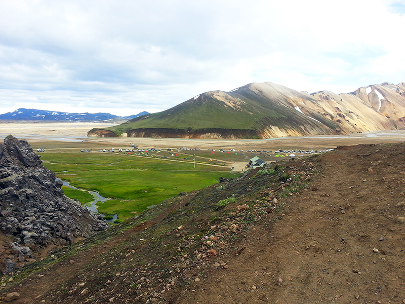 Liparitberge in Landmannalaugar