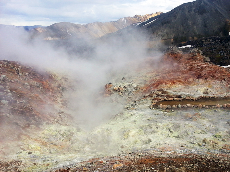 Liparitberge in Landmannalaugar