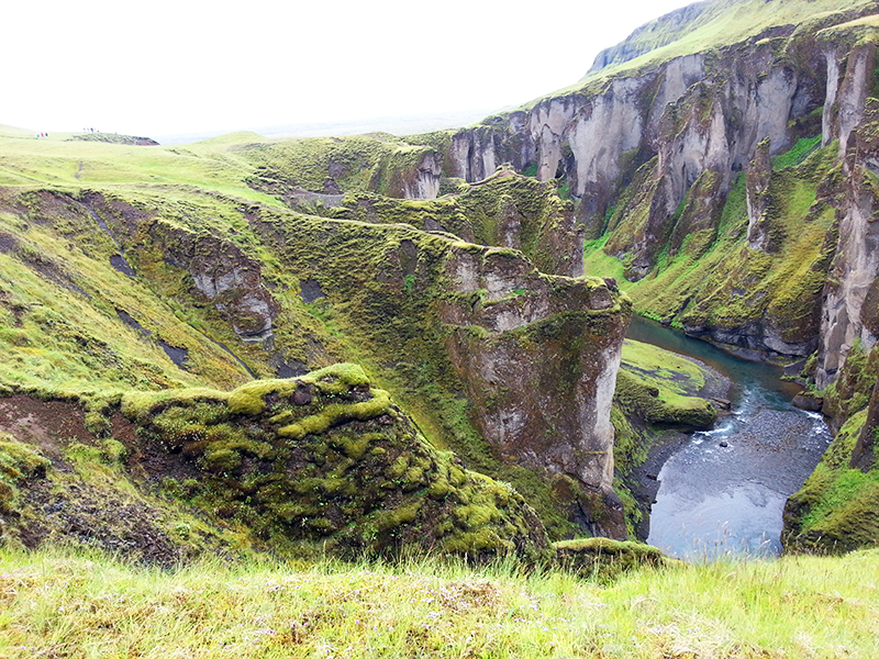 Tuffschlucht Fjaðrárgljúfur