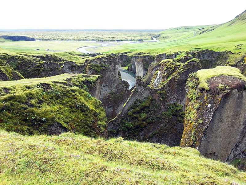 Tuffschlucht Fjaðrárgljúfur