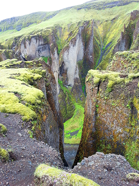 Tuffschlucht Fjaðrárgljúfur