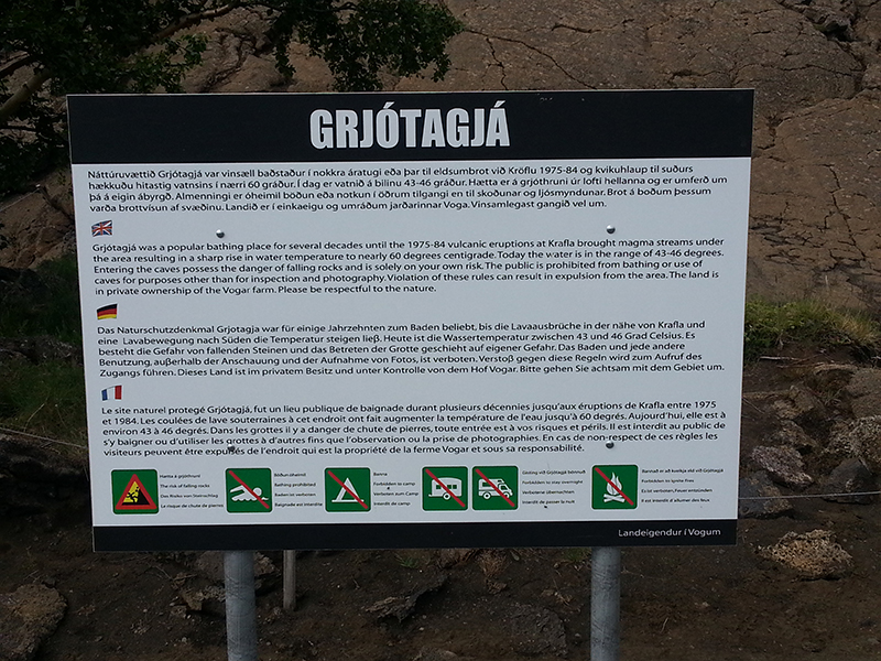 Unterwegs an der Krafla-Caldera