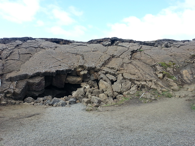 Aufstieg von der Schlammquelle Namaskard