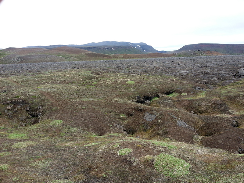 Unterwegs an der Krafla-Caldera