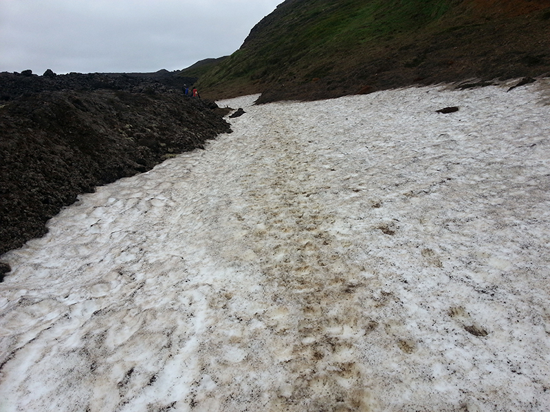 Unterwegs an der Krafla-Caldera