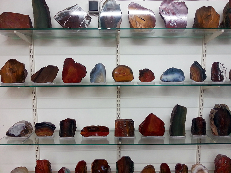 Mineraliensammlung in Djúpivogur