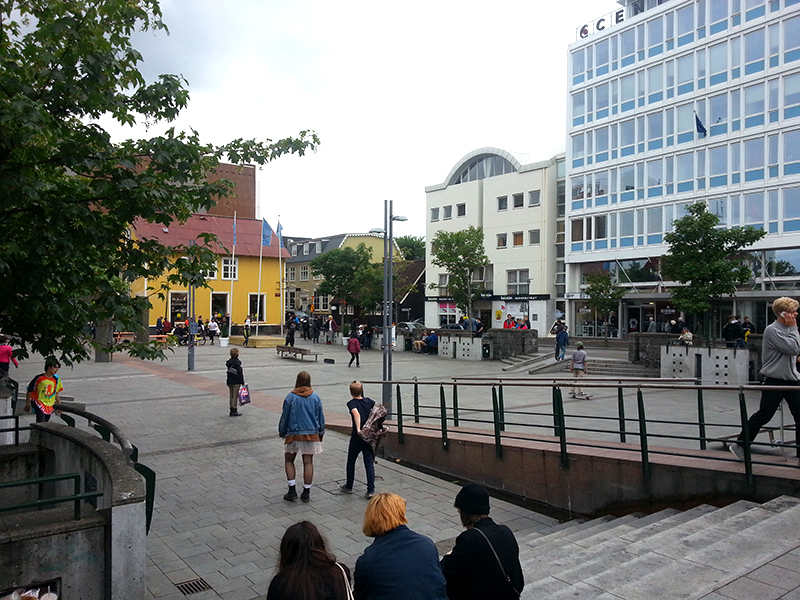 Innenstadt von Reykjavik