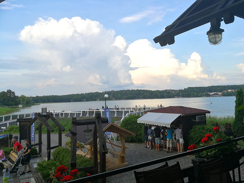 Blick auf den Czos-See