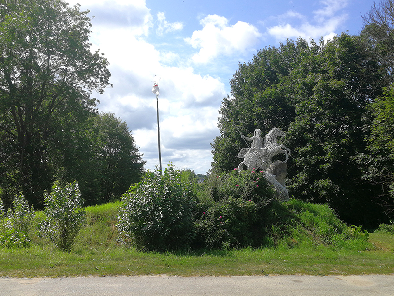Gedenken an die Ordensritter in Szestno